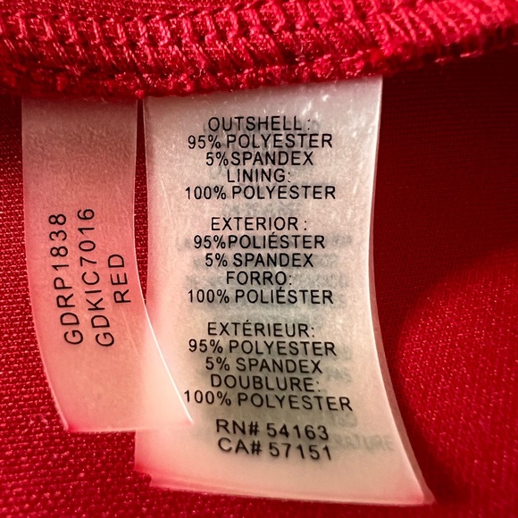 GUESS Sleeveless Beaded Red Party Dress Women’s Size 6 - Picture 6 of 7